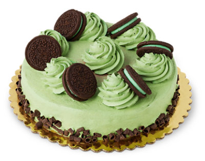 Mint Cookies N Cream Single Layer Cake - Each - Image 1