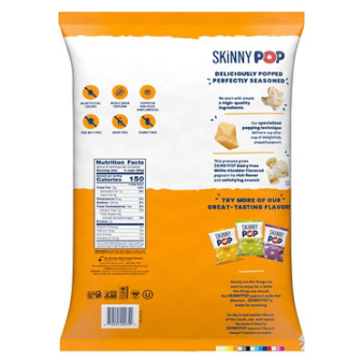 Skinnypop White Cheddar Dairy Free Popcorn - 8 Oz - Image 5