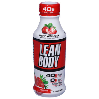 Lean Body Strawberry Protein Shake - 14 Fl. Oz. - Image 3