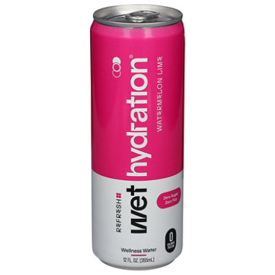 Wet Hydration Watermelon Lime Electrolytes - 12 Fl. Oz. - Image 3