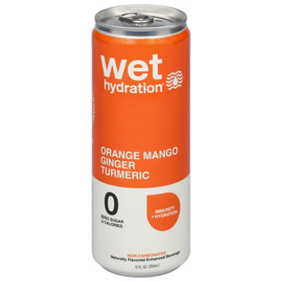 Wet Hydration Orange Mango Ginger Electrolyte - 12 Fl. Oz. - Image 3