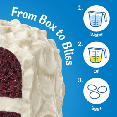 Pillsbury Moist Supreme Premium Red Velvet Cake Mix - 15.25 Oz - Image 3