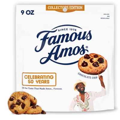 Famous Amos Orignal Recipe Bite-Size Chocolate Chip Cookies Resealable Bag - 9 Oz - Image 1