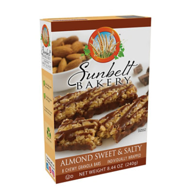 Sunbelt Bakery Almond Sweet And Salty Chewy Granola Bars - 8 Count - Image 1