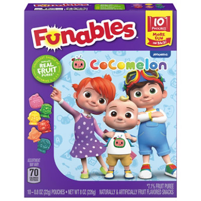 Funables Cocomelon Fruit Snacks 10 Count - 10-.8 Oz. - Image 3