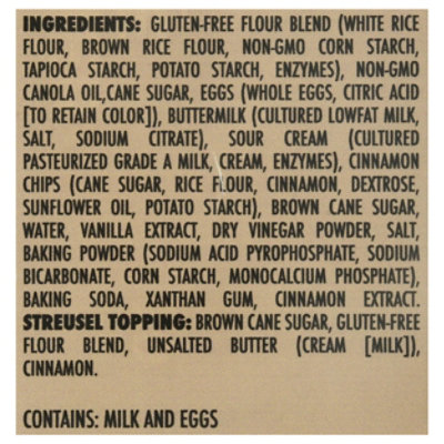 Antoninas Gluten Free Cinnamon Streusel Coffee Cake - 16 Oz. - Image 4