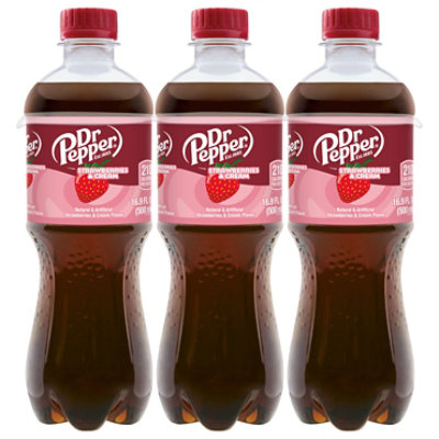 Dr Pepper Strawberry Cream - 6-16.9 Fl. Oz. - Image 4