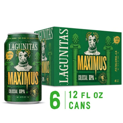 Lagunitas Maximus In Cans - 6-12 Fl. Oz. - Image 1