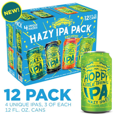 Sierra Nevada Hazy Ipa Variety Pack In Cans - 12-12 Fl. Oz. - Image 1