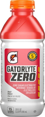 Gatorlyte Fruit Punch - 20 Fl. Oz. - Image 6