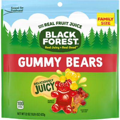 Black Forest Fruit Flavor Gummy Bears - 22 Oz - Image 2