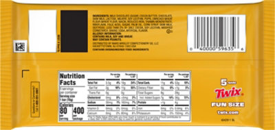 Twix Chocolate Caramel Fun Size Cookie Candy Bar - 5 - 2.65 Oz. - Image 6