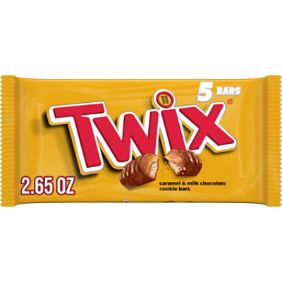 Twix Caramel Chocolate Candy Cookie Bar Candy Sharing Size - 3.02