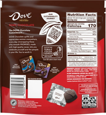 Dove Promises Dark Chocolate Candy Stand Up Pouch - 14.08 Oz. - Image 6