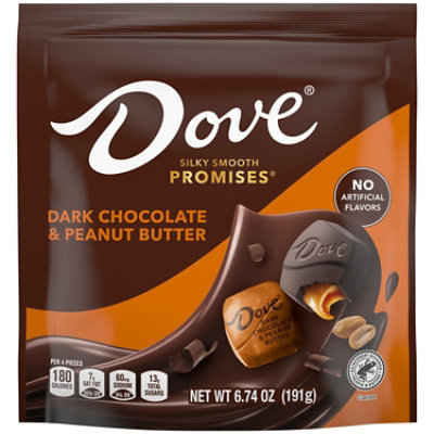 Dove Promises Dark Chocolate Peanut Butter Stand Up Pouch Per Bag - 6.74 Oz. - Image 1