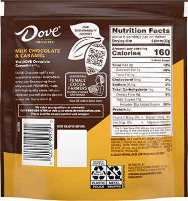 Dove Milk Chocolate Caramel Promises - 6.74 Oz. - Image 6