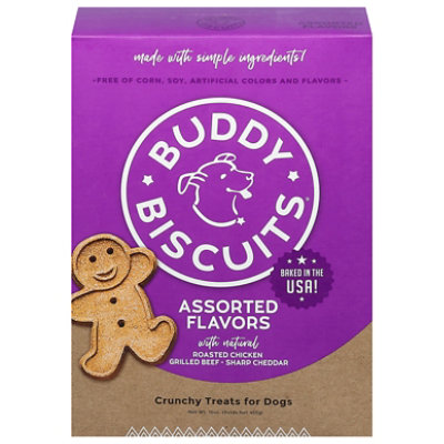 Buddy Biscuits Crunchy Biscuits Assorted Flavors - 16 Oz - Image 1