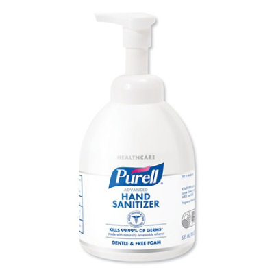 PURELL - Green Certified Advanced Instant Foam Hand Sanitizer, 535 ml Bottle, Unscented (Pack of 4) - Image 1