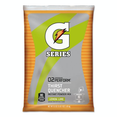 Gatorade - Original Powdered Drink Mix, Lemon-Lime, 51oz Packets, 14/Carton