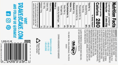 Drakes Family Pack Boston Creme Yodels Cakes - 11.16 Oz - Image 5