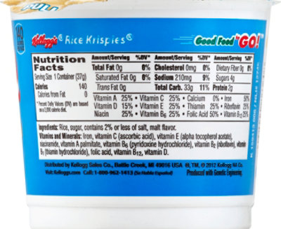 Kllgg Rice Krispies Cereal - 1.3 Oz - Image 3