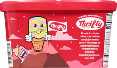 Thrifty Ice Cream Rainbow Sherbet - 48 Fl. Oz. - Image 6