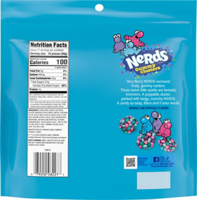 Nerds Very Berry Gummy Clusters Stand Up Bag - 18.5 Oz - Image 6