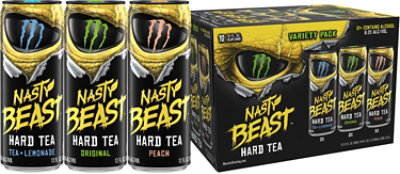 Monster Nasty Beast Hard Tea Variety 12 Pack In Cans - 12-12 Fl. Oz. - Image 1