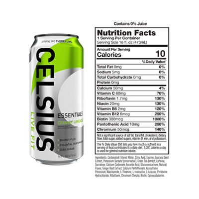 Celsius Essentials Cherry Limeade - 16 Fl. Oz. - Image 3