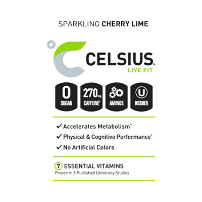 Celsius Essentials Cherry Limeade - 16 Fl. Oz. - Image 4