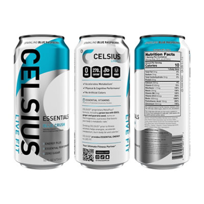 Celsius Essentials Blue Crush - 16 Fl. Oz. - Image 2