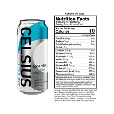 Celsius Essentials Blue Crush - 16 Fl. Oz. - Image 3