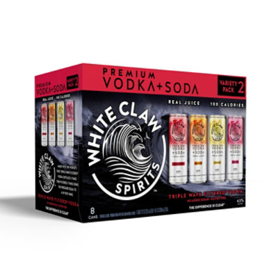 White Claw Vodka Soda - 8-12 Fl. Oz. - Image 1