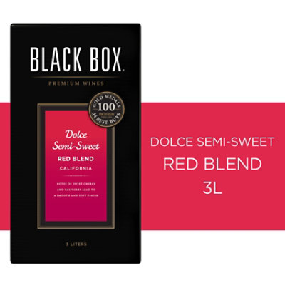 Black Box Dolce Semi Sweet Red Blend - 3 Liter - Image 1