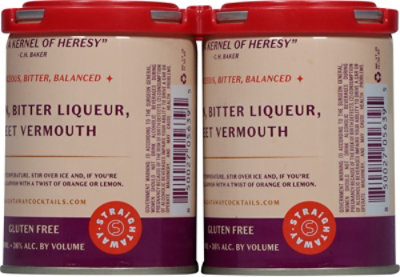 Straightaway Negroni Wine - 4-100 Ml - Image 4