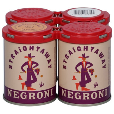 Straightaway Negroni Wine - 4-100 Ml - Image 1