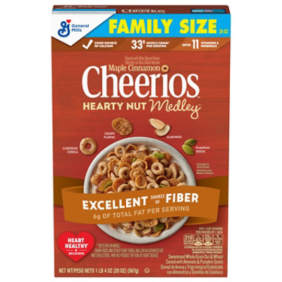 Hearty Nut Medley Maple Cin Cheerios - 20 Oz - Image 3