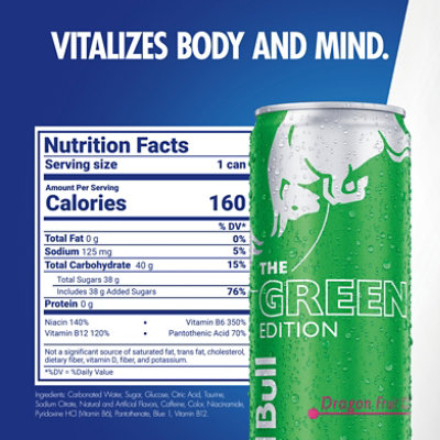 Red Bull Green Edition Dragon Fruit - 4-12 Fl. Oz. - Image 2