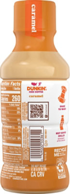 Dunkin Iced Coffee Caramel - 13.7 Fl. Oz. - Image 6