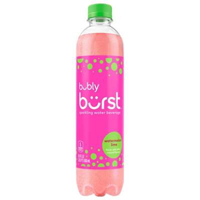 Bubly Burst Sparkling Water Beverage Watermelon Lime - 16.9 Fl. Oz. - Image 3