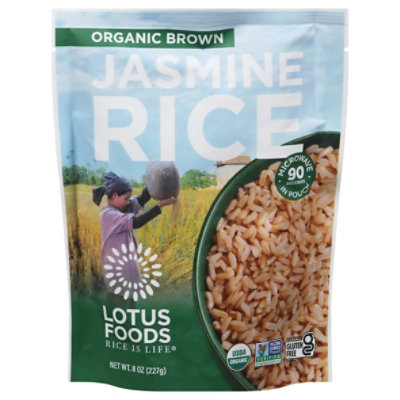 Lotus Foods Jasmine Brown Rice Organic - 8 Oz - Image 3