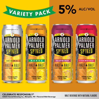 Arnold Palmer Spiked Half And Half Variety 12 Pack In Cans - 12 Fl. Oz. - Image 3
