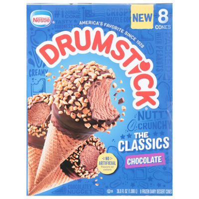 Drumstick Chocolate Round Top 8 Count - 36.8 Fl. Oz. - Image 1