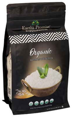 Earths Promise Organic Basmati White Rice - 2 Pound (Pack of 5) - Image 2