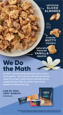 Ratio Keto Friendly Vanilla Almond Crunch Breakfast Cereal - 10.4 Oz - Image 6