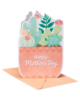 American Greetings Potted Succulent Mother’s Day Card - Each - Image 1