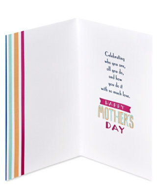 American Greetings Colorful Mother's Day Card - Each - Image 3