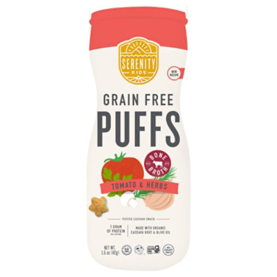Serenity Kids Tomato & Mushroom Puffs Bone Broth  - 1.5 Oz