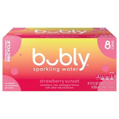 Bubly Strawberry Sunset - 8-12 Fl. Oz. - Image 2