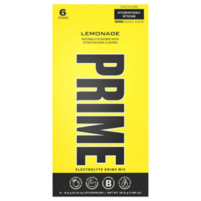 Prime Hydration Stick Lemonade 6 Count - Each - Image 3